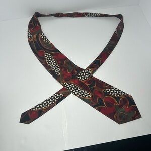 Vintage Cosmo Collezione 100% Silk Abstract Geometric Tie 90s Italian Style